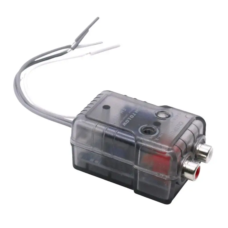 Convertitore Da Alto A Basso Convertitore Di Impedenza Di Uscita Audio Per Auto Per Una Migliore Qualità Del Suono Adattatore Di Uscita Da Alto A Bass