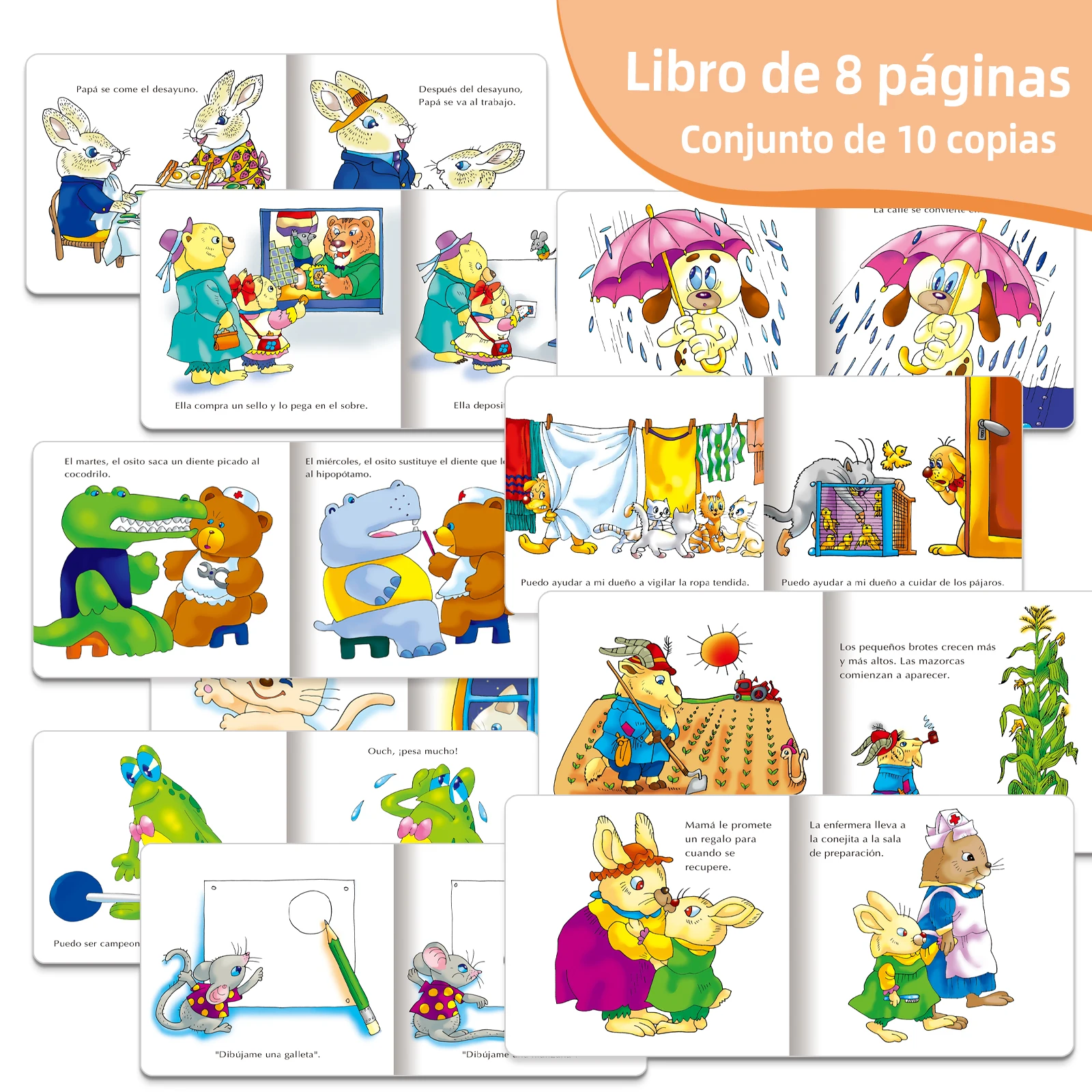10 Baby Bedtime Story Books Set 3