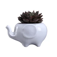 

Cute Deerlet Ceramic Flowerpot Succulent Plants Pot Cartoon Vase Plant Flowerpots Bonsai Cactus Plant Pot for Office Decoration