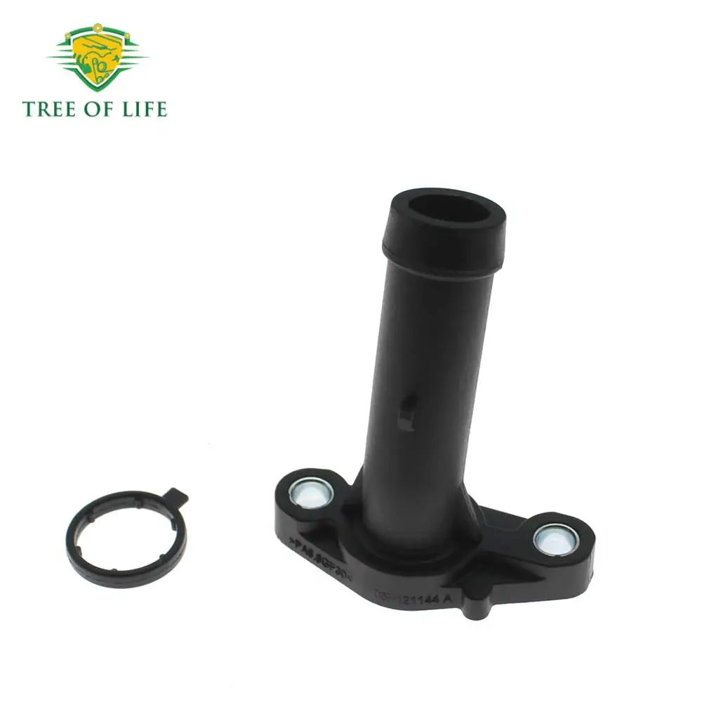 1/2/5/10X Engine Coolant Inlet Flange Water Pump Fitting For Audi Q7 VW Passat Phaeton Touareg CC Eos TER 03H121145A 03H121144A