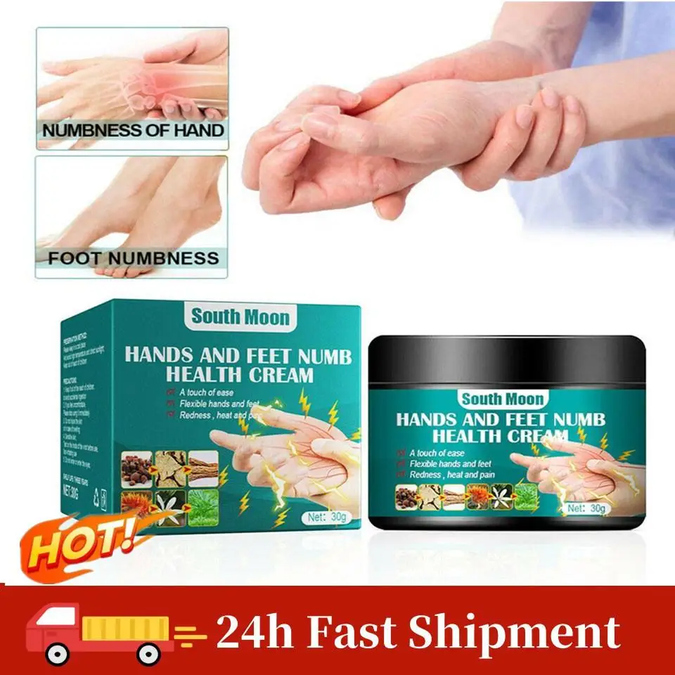Nerve Pain Relief Cream Hands Foot Neuropathy Nerve Thigh Soreness Muscle Cramps Herbal Ointment 30g pain analgesic cream