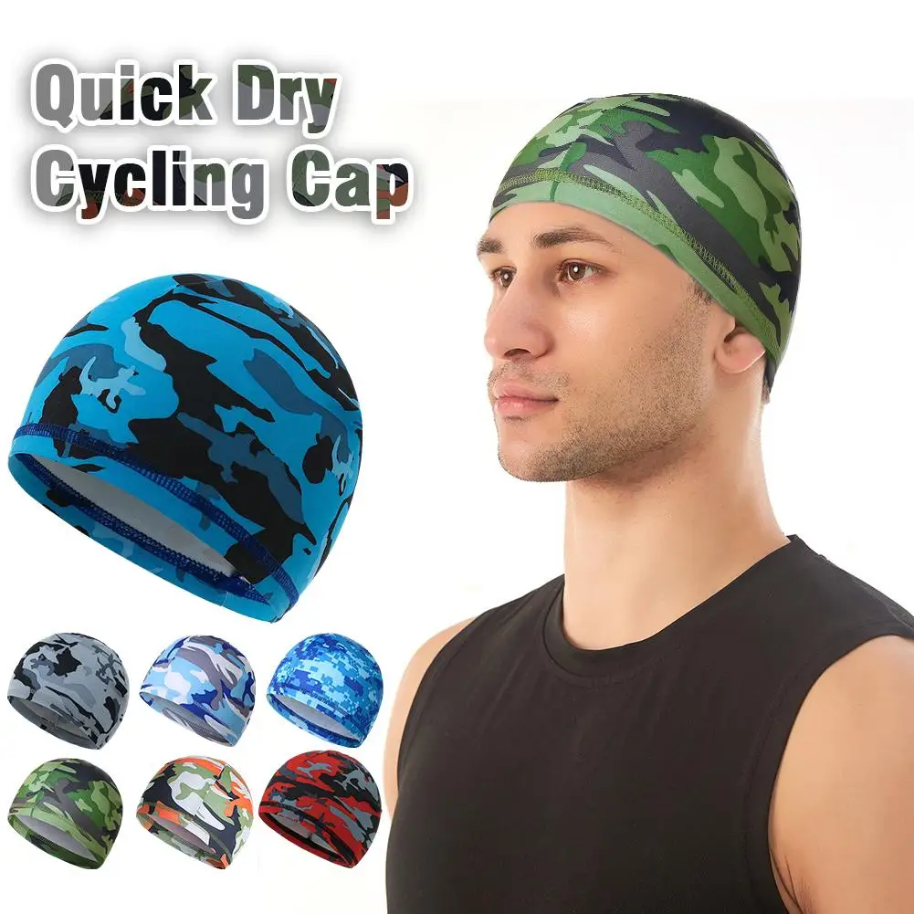 

Summer Quick Dry Cycling Cap Anti-UV Sweat-absorbing Helmet Sport Outdoor Cap Running Riding Inner Breathable U6E5