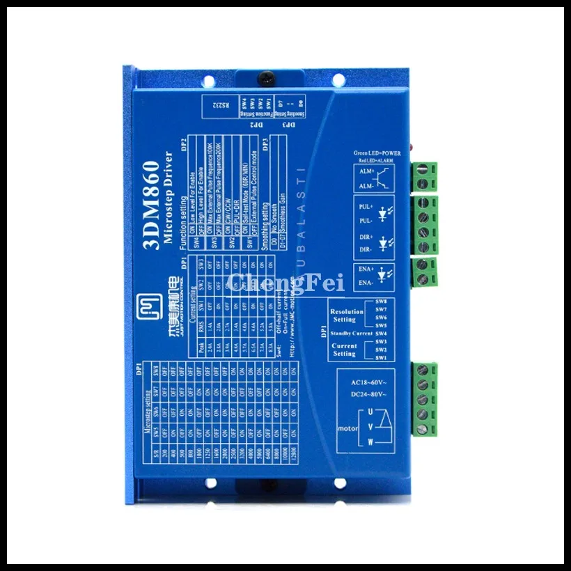 cnc 3 fase stepper motor driver tensao 01