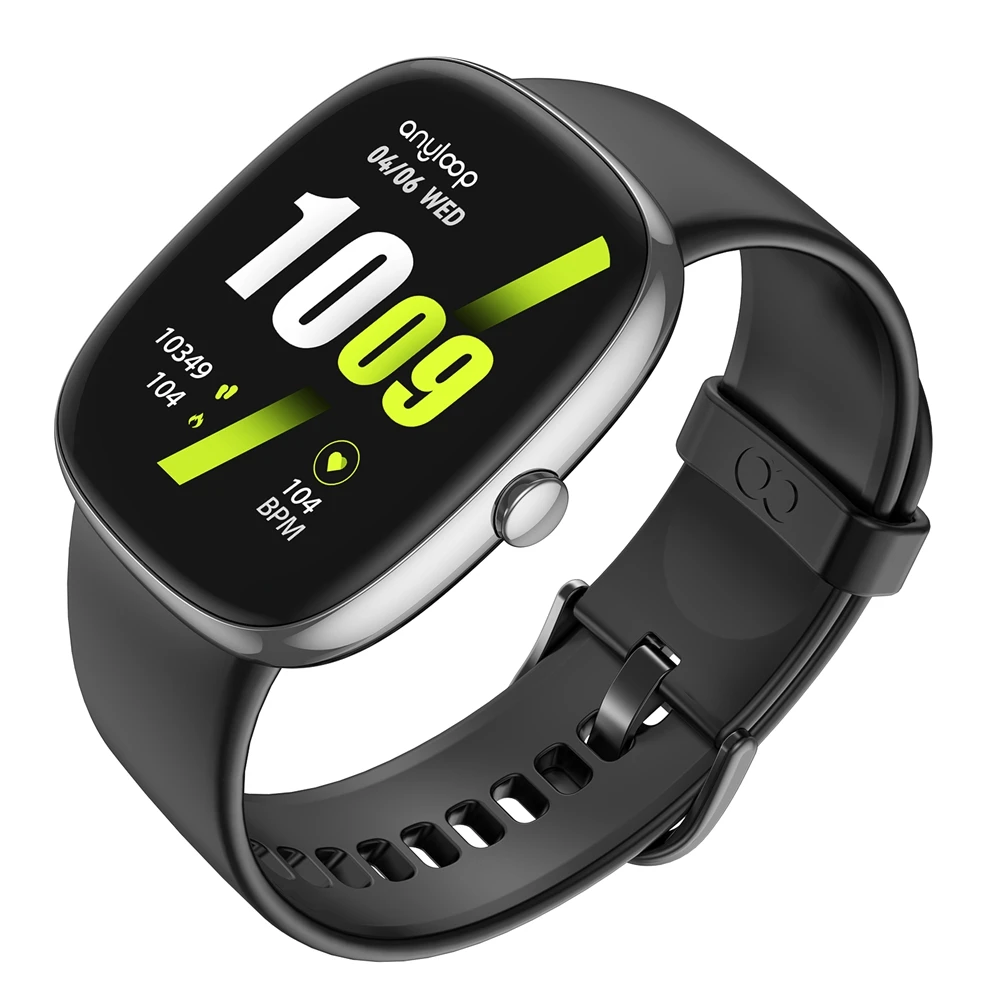 

anyloop Men's Bluetooth Call Smart Watch 1.69'' HD Screen 20+ Sports Fitness Watch Outdoor Weather Data Waterproof Smartwatch