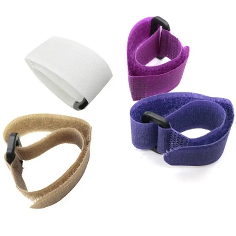 10Pc Fishing Rod Velcro Strap Double-sided Anti Slip Self-adhesive Fishing Rod Binding Strap Reusable Outdoor Fixed Buckle Strap