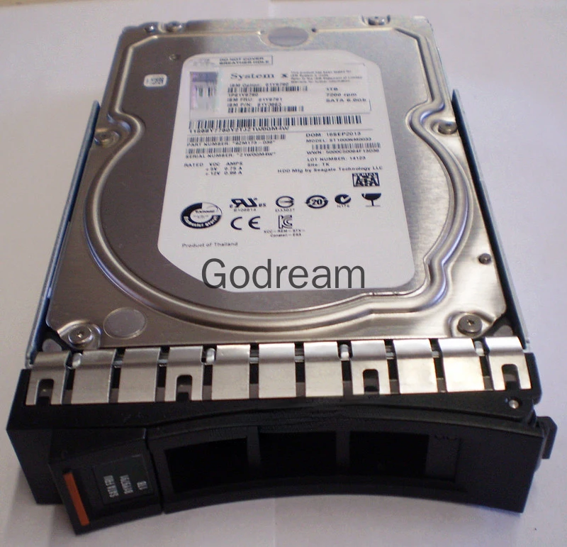 IBM ý X3650 M5 X3550 M5  ϵ ũ, 1 ׶Ʈ SATA 3.5 ġ 7.2K