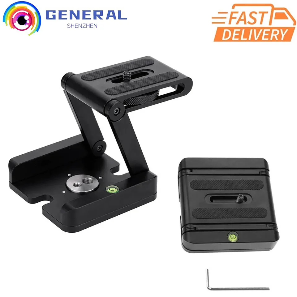 

Aviation Aluminum Alloy Z-Type Folding Pan Tilt Panoramic Track Slide Rail Camera Photography Adapter Accessories