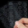 20 Sheets 480pcs Double Sided Adhesive Glue Sticker Sticky Tape Nail Glue For Fake Designs False Nails Art Tips Acrylic Manicure 3