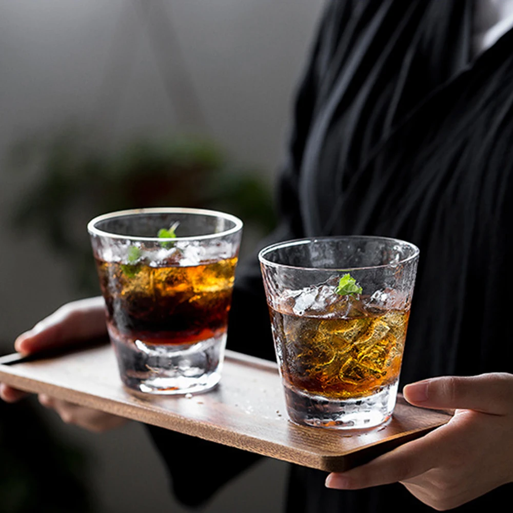 Tempered Glass Drink Juice Cup Bar Bar Beer Cocktail 6Pcs Set Home Kitchen Small Dining Bar