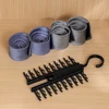 Adjustable Tie Organizer Independent Storage High Capacity Deformable Drying Rack Tie Organizer Vertical Seamless One Thing 6