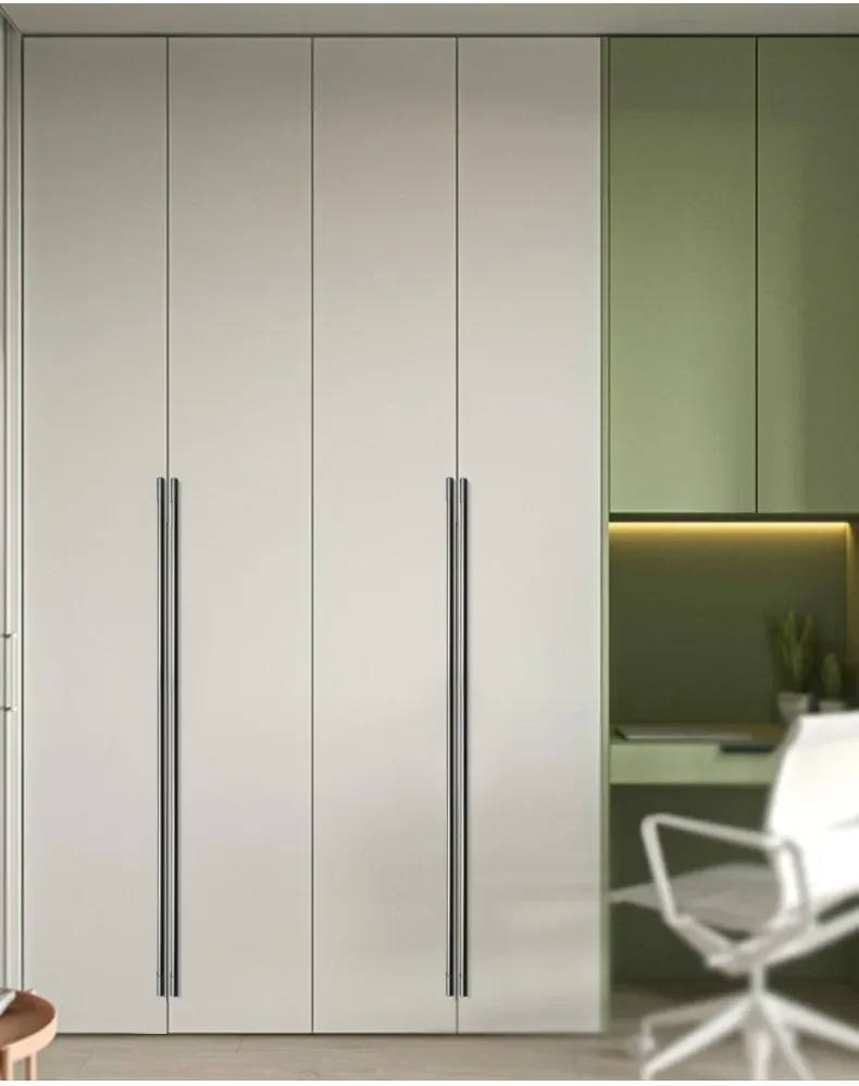 Description Picture 3 of itemGrey Black Aluminum Alloy Drawer Closet Wardrobe Cupboard Cabinet Pulls Door Handle for Cabinet Wardrobe Drawer Kitchen Cupboard