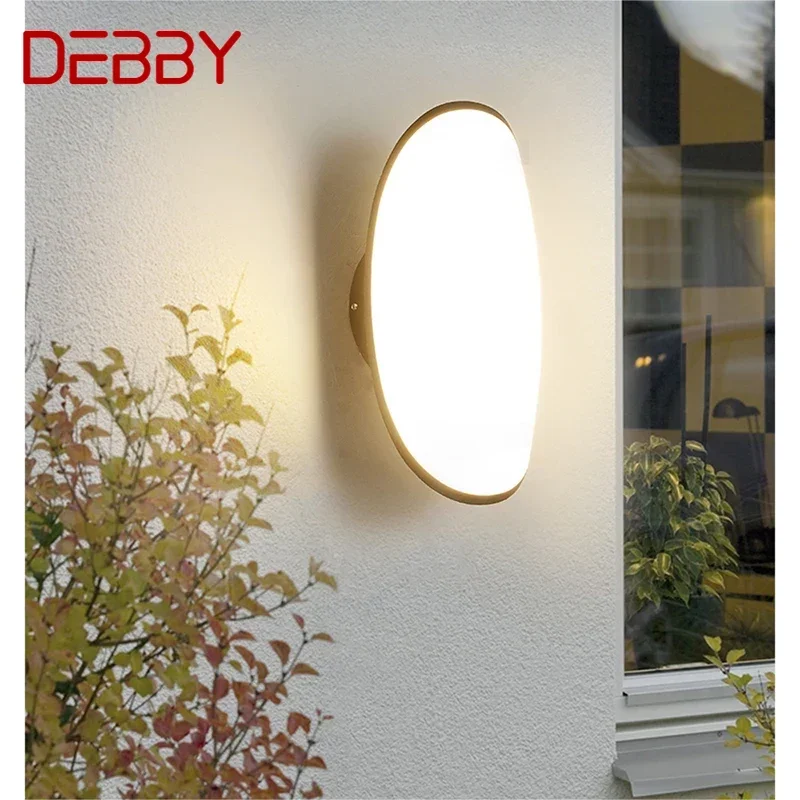 

Современные Настенные светильники DEBBY, электрические простые, водонепроницаемые, для балкона, прихожей, двора, виллы, ворот, отеля