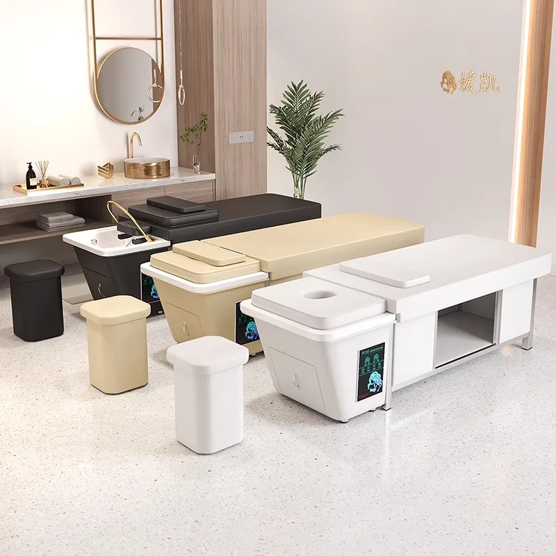 

Barber Spa Shampoo Chairs Electric Multifunctional Hair Pedicure Shampoo Chair Makeup Stylist Kappers Stoel Furniture HD50XF