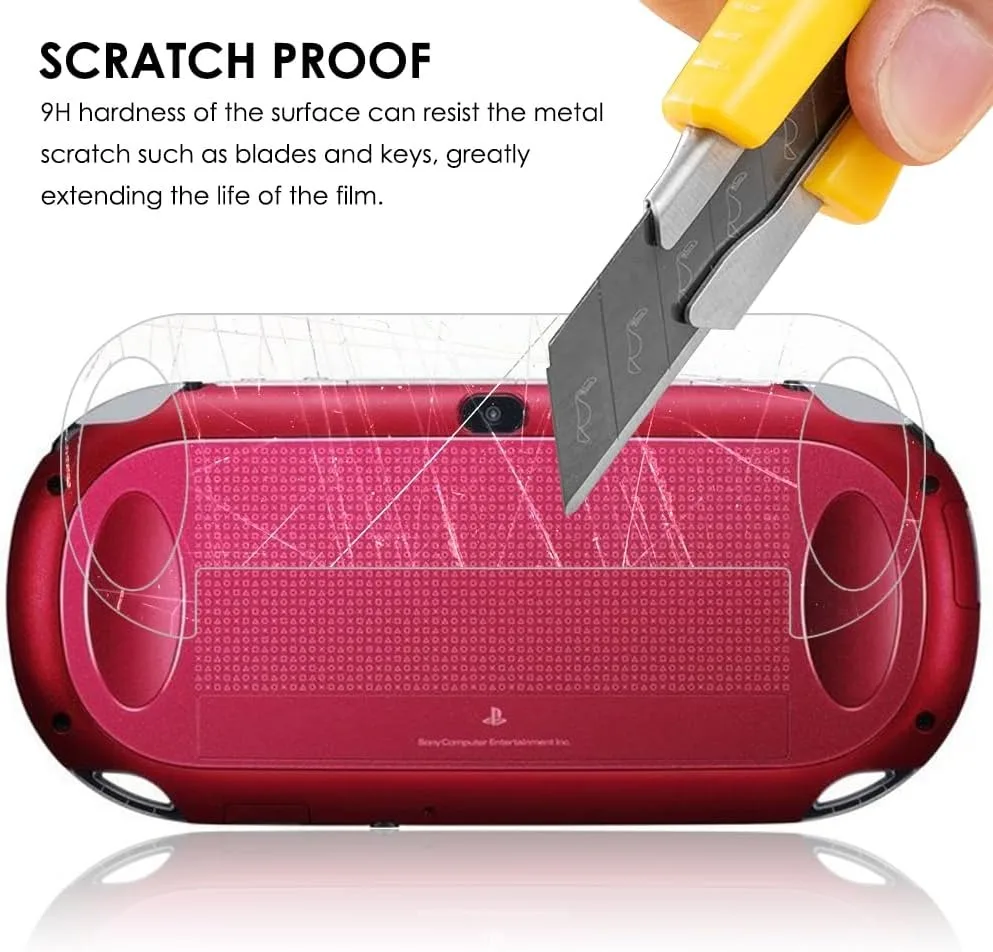 HD Clear Tempered Glass Screen Protector, Anti-Scratch Bubble-Free Shatterproof Guard