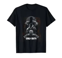 تي شيرت أسود Call of Duty Ops Halftone Game تي شيرت نسائي تي شيرت أنيق بأكمام قصيرة ملابس علوية كبيرة الحجم 5