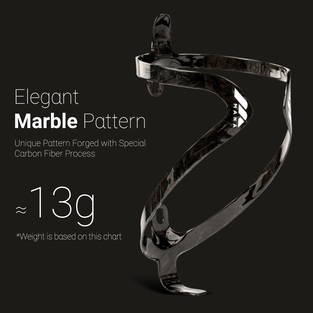 MANA UltraLight &asymp;13g Bicycle Bottle Cage Full Carbon Fibre Aluminium Alloy screws Road/MTB/Gravel bicycle water bottle cage bicycle bottle holder water bottle holder bicycle bottle cage screws