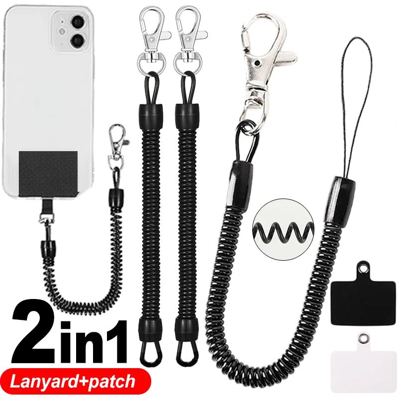 Telescopic Spring Anti-Lost Phone Safety Lanyard Strap