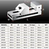 Quick Action Precision QKG38 Vise 1.5inch Bench Vise Combination Precision Tools Vice Clamp for CNC Milling Machine Vise 4