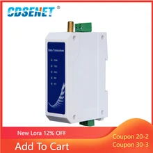 

SX1268 LoRa 433MHz RS485 Modem Modbus Long Range 5km 22dBm Wireless Transceiver Receiver Relay Data Transmission Din-Rail LBT