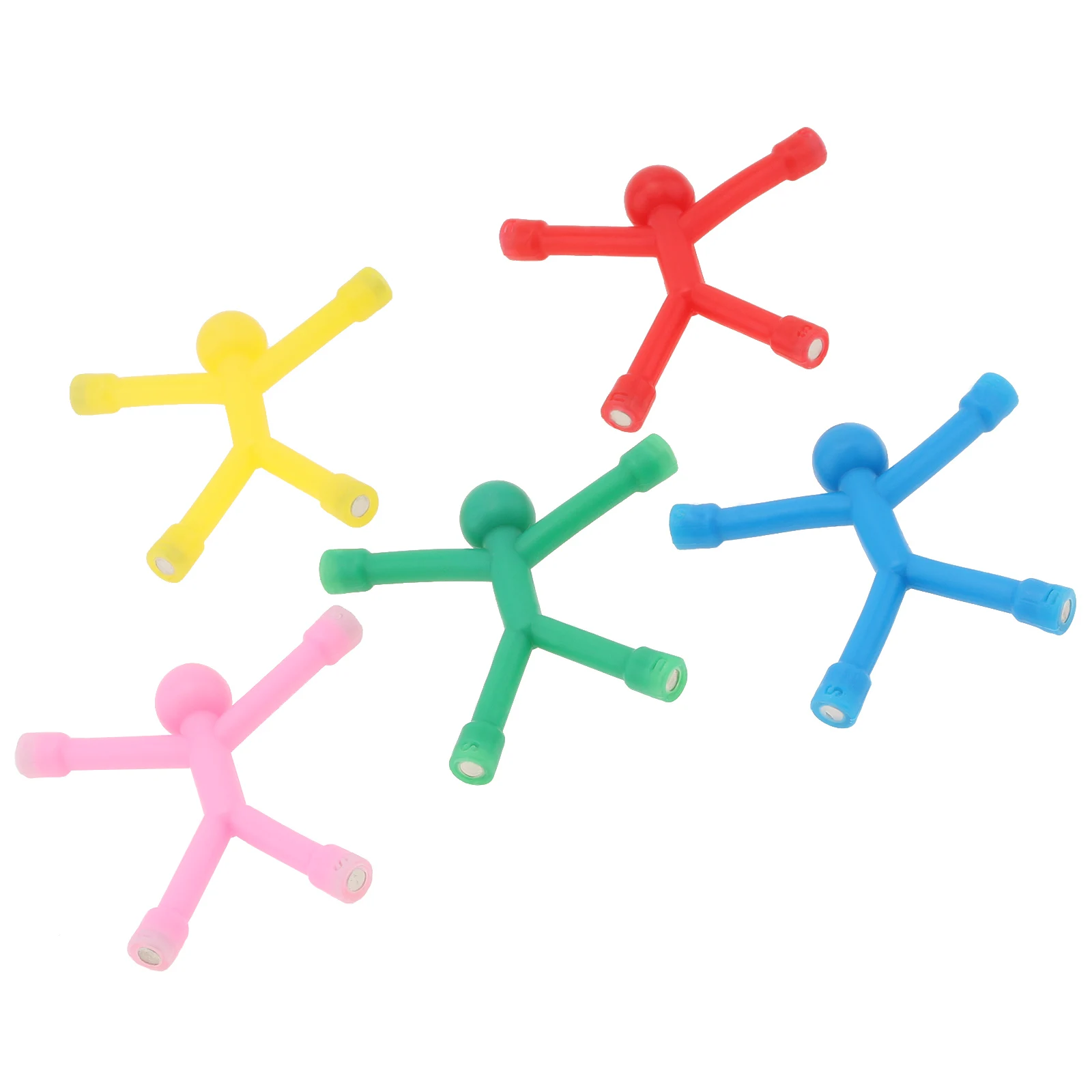Mini Q Man Magnet Rubber Magnets 5pcs Fridge Magnet Toy