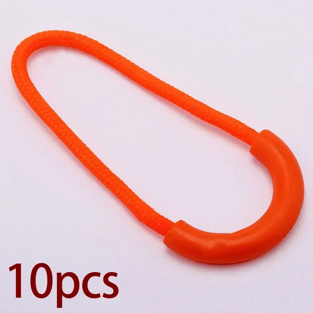 Plastic Zip Pulls 10Pcs U-Shaped Zip Head Cord Puller Clip Replacement Backpacks/Travel Packages/Jackets Accessories plastic zip pulls