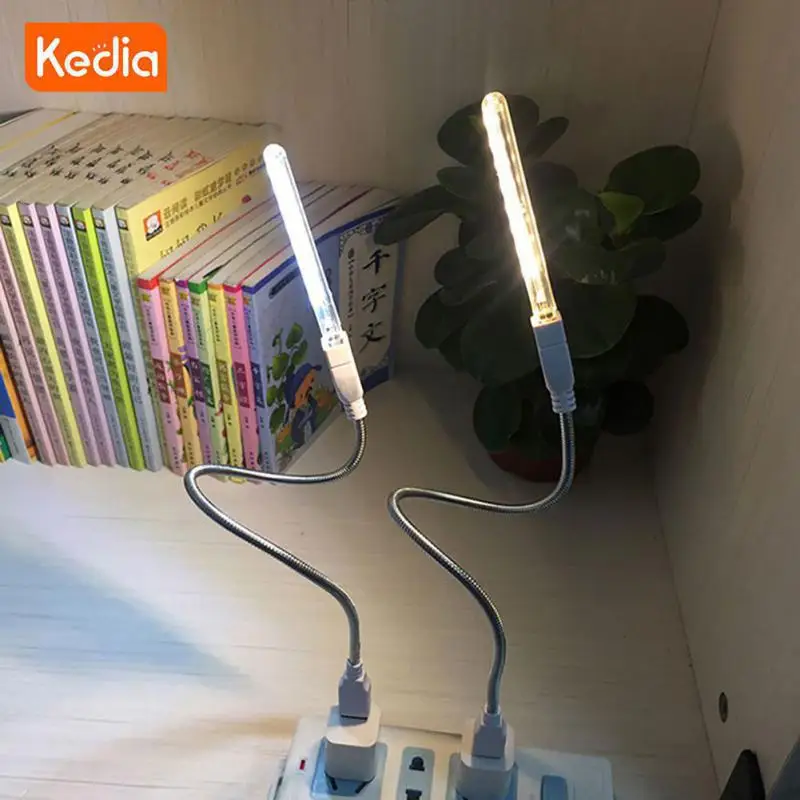 

Led Book Light Mini 8leds Night Lights Eye Protection Lamp For Power Bank Pc Reading Book Lamp Table Lamp Portable 5v
