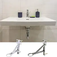 Undercounter Sink Supports Bathroom Sink Basin Support Bracket Kitchen Sink Bracket 9-12.5inch Adjustable Triangle Bracket 2