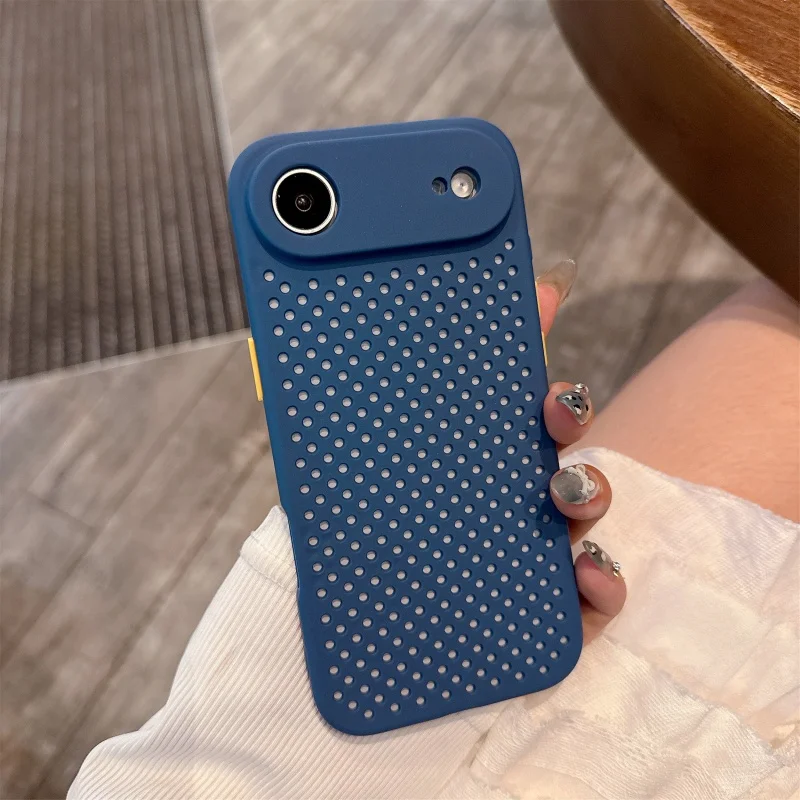 Cooling Breathable Soft Silicone Phone Case with Heat Dissipation
