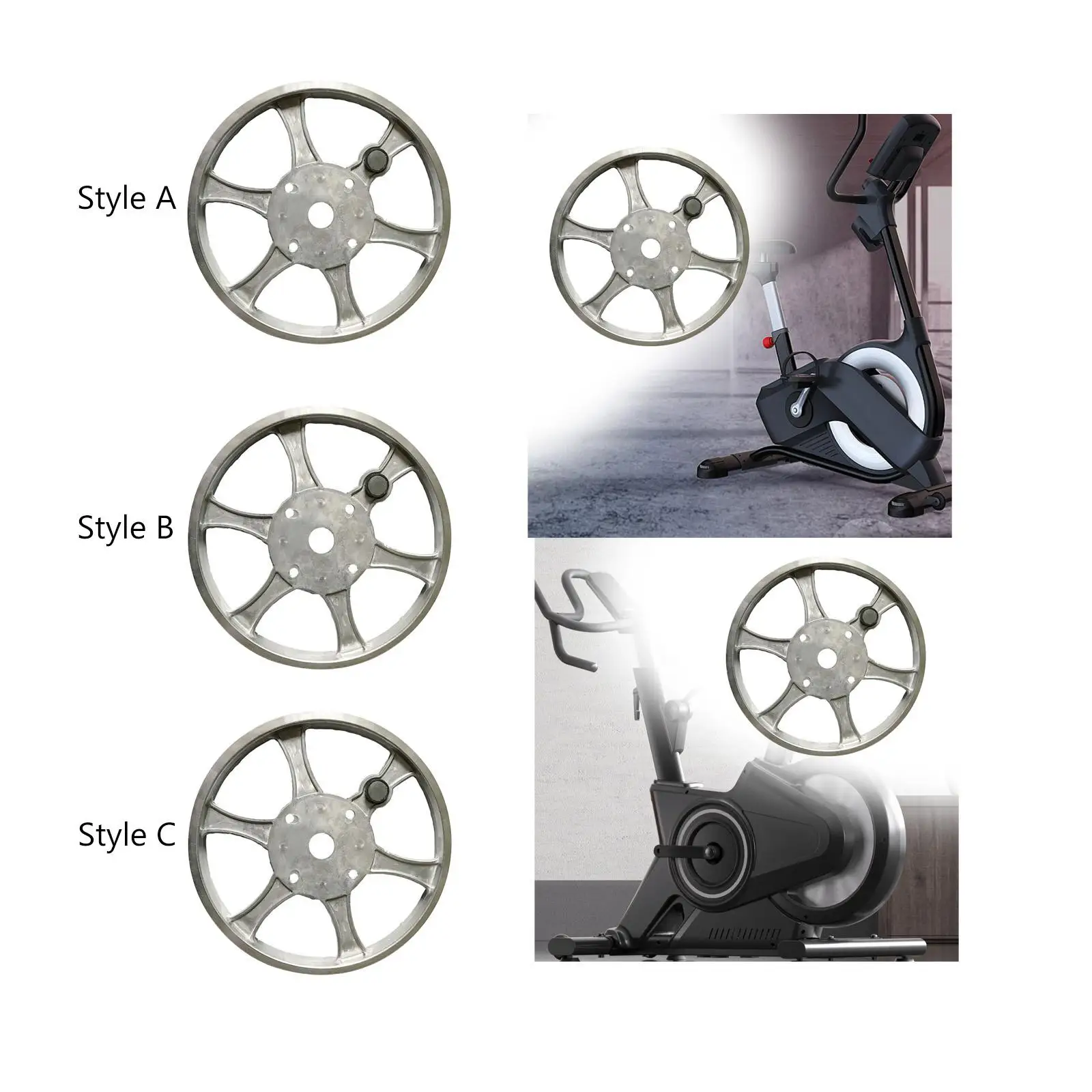 Exercise Bike Drive Disc Easy to Install Modified Parts Axle Bearing Accessories Bicycle Equipment for Cycling Machine Home Gym