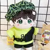 Kpop 20CM Idol Doll Clothes Green T-Shirt Camouflage Hat Dolls Accessories TNT Taehyung JIMIN SUGA Chanyeol Got7 Fans Collection 4