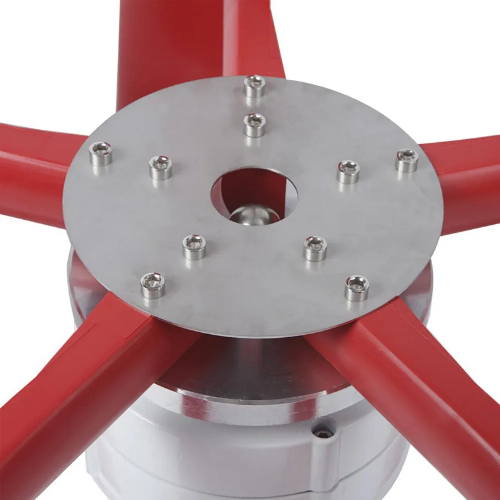 Home 3000W Small Vertical Axis Wind Turbine Generator 3KW 12V 24V 48V with MPPT Low Noise Windmill for Farm