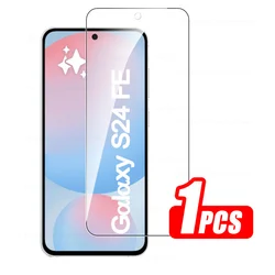 Premium Tempered Glass Screen Protector - 9H Hardness, Anti - Scratch - Samsung S24 FE (1 Pieces)