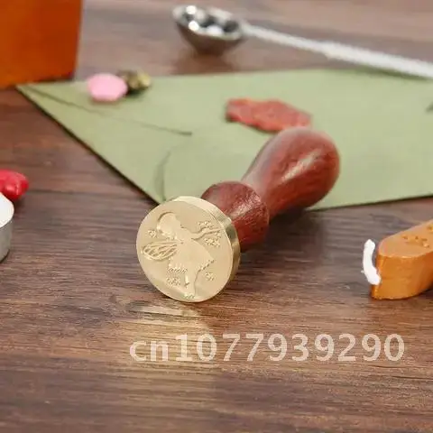 

Vintage Design Wooden Handle Metal Wax Seal Stamps for DIY Crafts to Prevent Secret Destruction of Personal Antiques