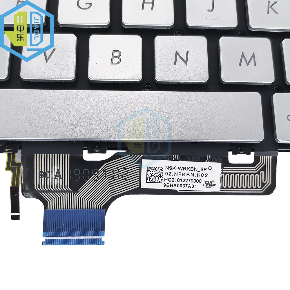 Teclado Backlit Espanhol e Eua Laptop Asus Zenbook 14 Ux431 Ux431f Ux431fn X431fa Um431 S431 U4500f sp es Teclados Latinos - Imagem 3