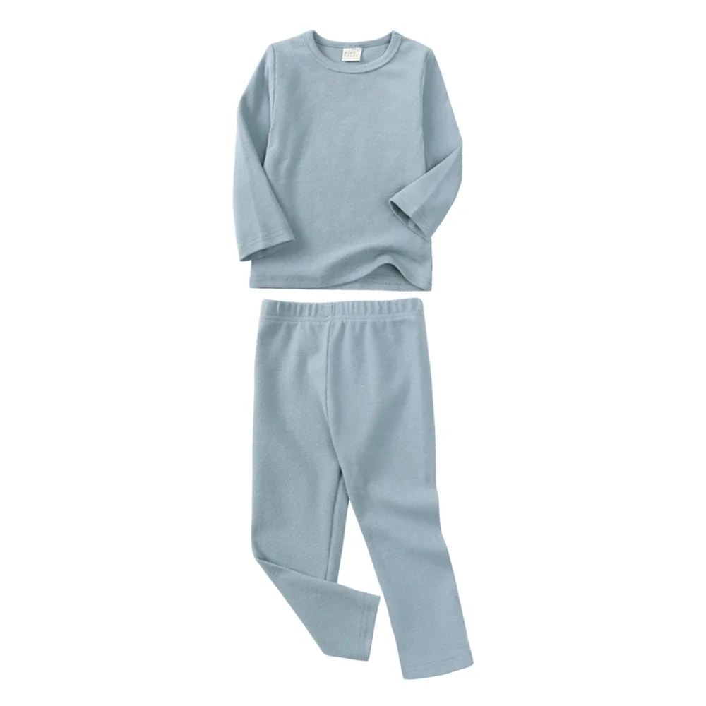 Children's Cotton Pajama Set – Warm Long Sleeve Sleepwear
