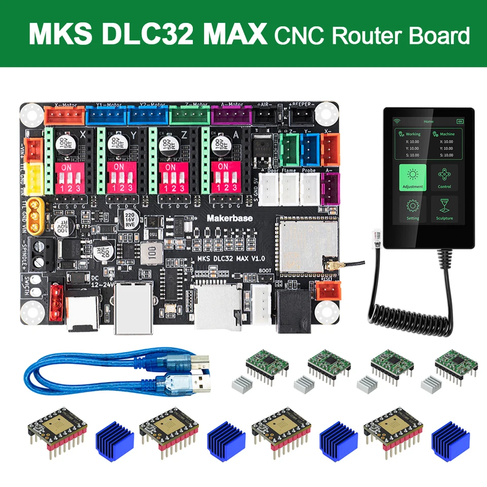 Makerbase MKS DLC32 MAX CNC Router Board Laser Engraving Machine 4