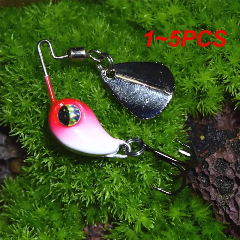 1 ~ 5Pcs Metal Flake Micro-Bean Vib Blade Lure Luya Fake Bait Fake Bait Vib Paillettes Composite