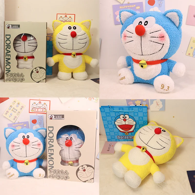 

New Cartoon Doraemon Cat Plush Toy Pillow Anime Girls Soft Stuffed Dolls Room Decoration Kawaii Children Christmas Gifts