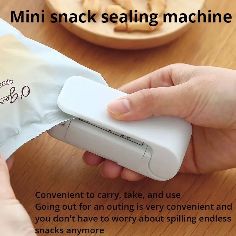 PortableMiniSealingMachineFoodPlasticEnvelopMachineSnack