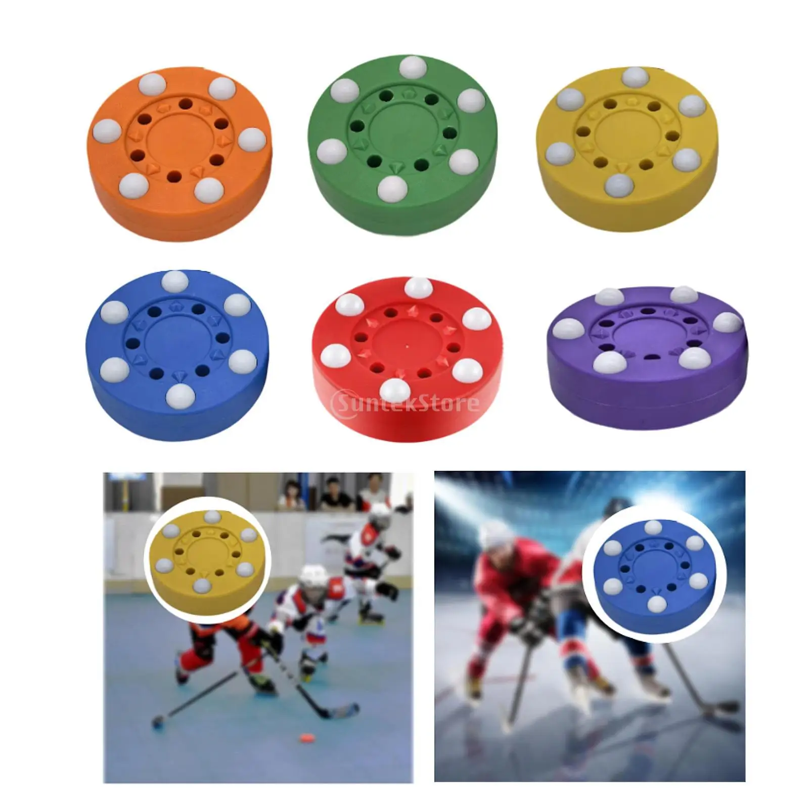 Roller Hockey Puck Official Training Pucks for Street Hockey Durable Ice Puck for Practicing Indoor Outdoor