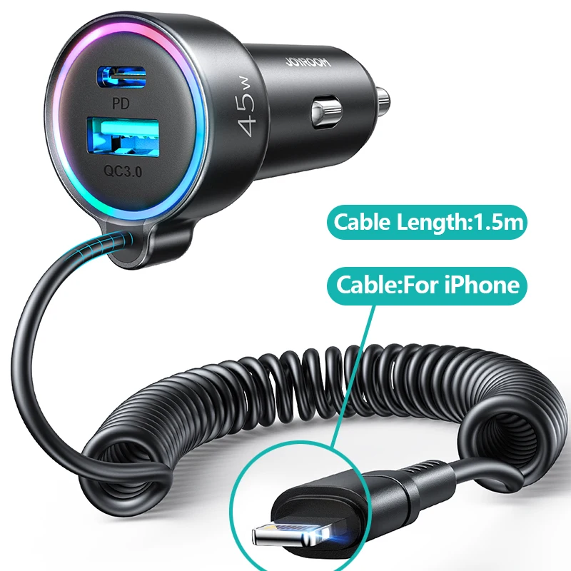  SUNDAREE Car Charger with Plug Outlet, 51W USB Car