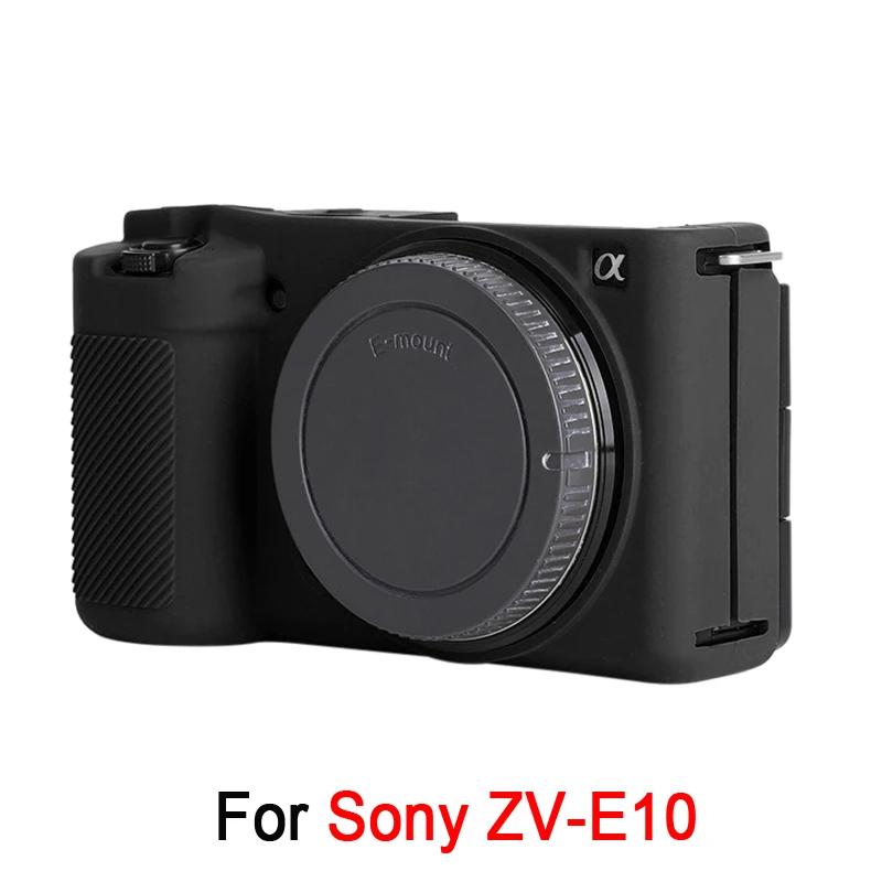 PULUZ Natural Soft Silicone Protective Case For Sony ZV-E10 Mirrorless Camera Cover Shell
