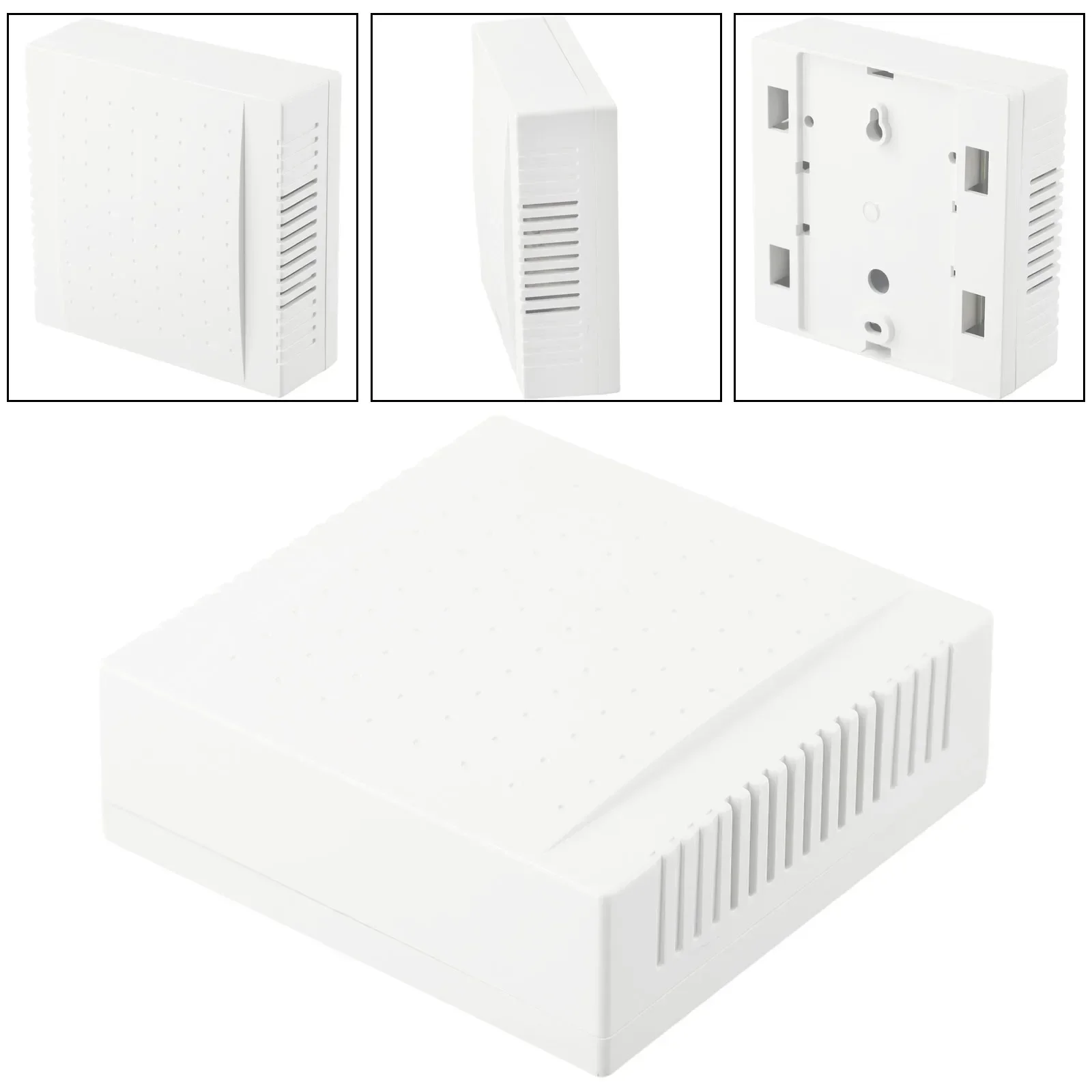 ABS/PC Hotel Offices Door Bell Panel 220V 0.01W Wired Doorbell Din Don 108x108x36mm Hardware Doors Bells Accessories