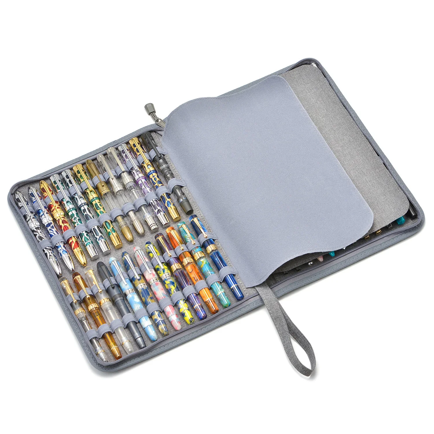 PU Leather Pen Case Pencil Case Available for 48 Pens