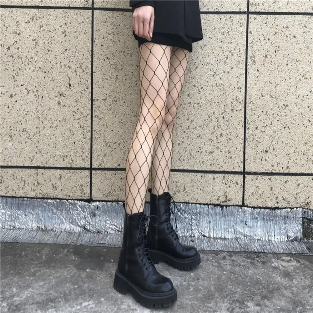 Sexy Women Pantyhouse Club Fishnet Mesh Hollow Out Skinny Beautify Legs Fishing Net Stockings Tights - Image 5