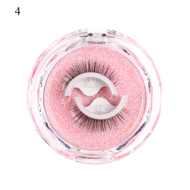 Reusable Self-adhesive False Eyelashes 3D Mink Lashes Glue-free Eyelash Extension 3 Seconds to Wear No Glue Needed Lashes