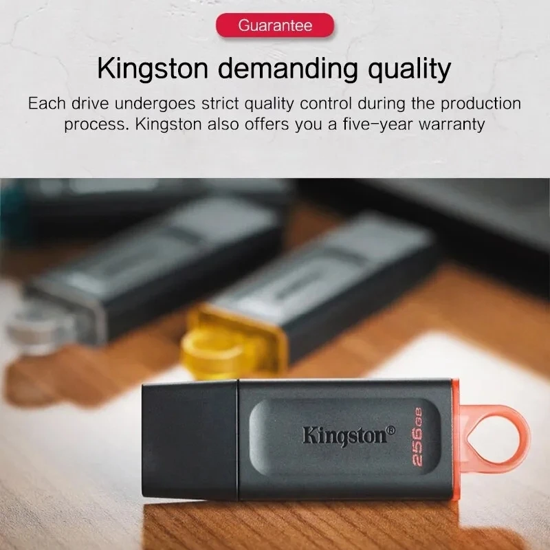 Kingston Pen Drive USB Flash Drives DTX 64GB 128GB 256GB USB3.2 Flash Disk Mini Key Memory Stick 3.0