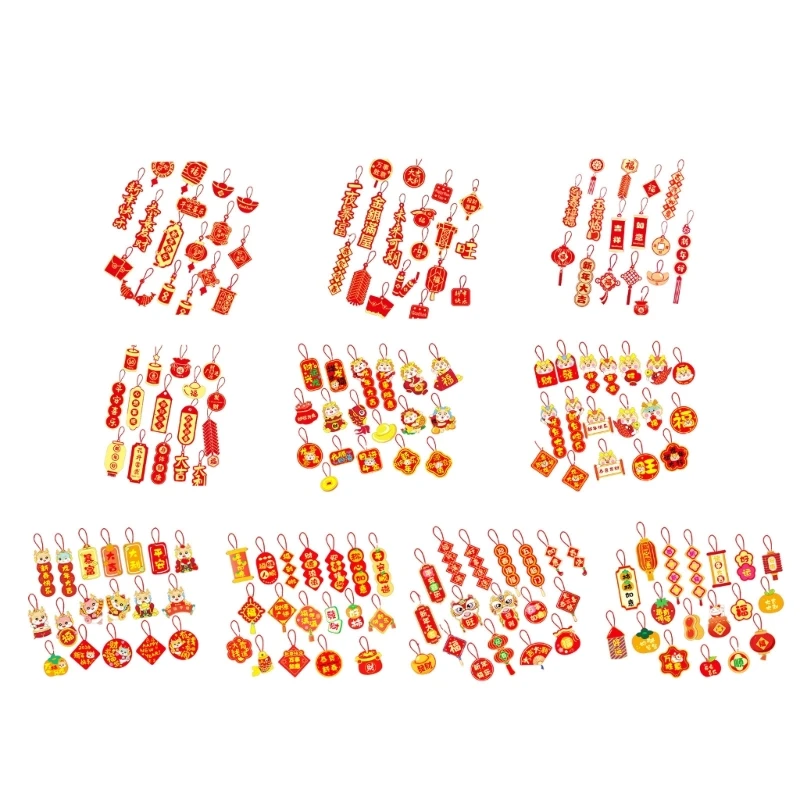 

Traditional Chinese Spring Festival Pendant for Home Decor Pack of16pc/17pc/18pc Dropship