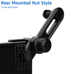 Supporto Universale per Smartphone da Auto con Testa a Sfera da 17mm - Estensione del Display e Attacco alla Base Migliorati