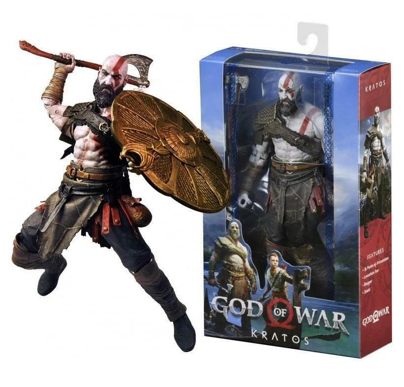 NECA God of War Kratos Action Figure Excellent Model Toy Gift